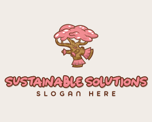 Sustainable Tree Park logo design