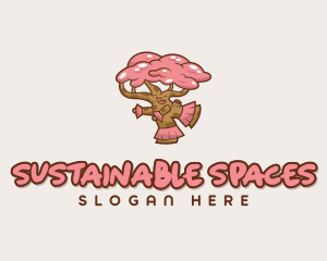 Sustainable Tree Park logo design