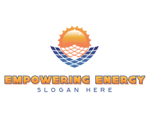 Solar Energy Power logo design