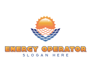 Solar Energy Power logo design