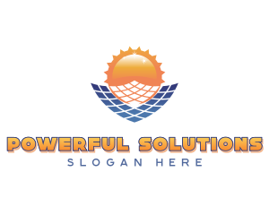 Solar Energy Power logo design