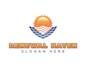 Solar Energy Power logo design