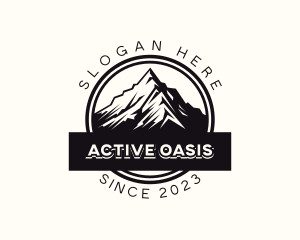 Mountain Summit Hike logo design