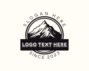 Summit - Mountain Summit Hike logo design