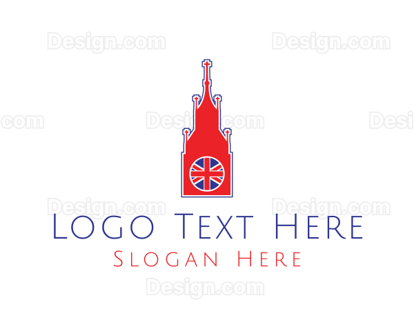 Big Ben Tower London Logo