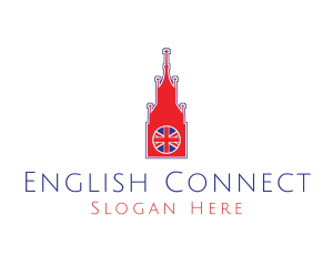 Big Ben Tower London logo