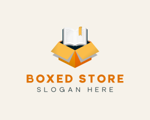 Book Box Package logo design