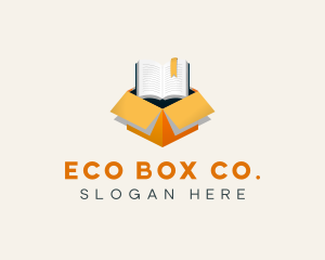 Book Box Package logo design