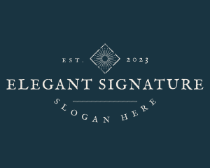 Elegant Store Boutique logo design