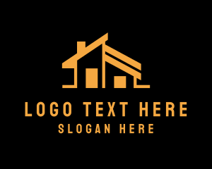 Minimalistic - Real Estate House Roof logo design