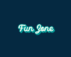 Cursive Playful Pop Art logo design