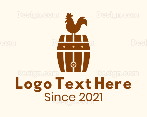 Barrel Rooster Farm Logo