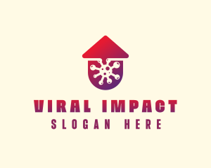 Virus Defense Protection logo design