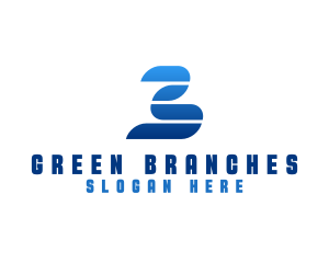 Number 3 Business Brand logo design