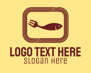 Seafood Fish Plate Logo