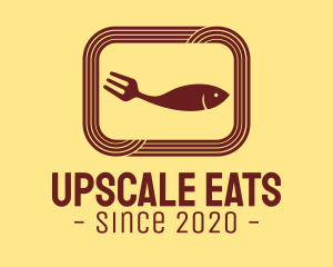 Seafood Fish Plate logo design