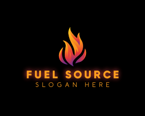 Flame Fire Blazing logo design