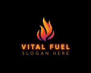 Flame Fire Blazing logo design