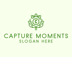 Leaf Photography Camera logo design