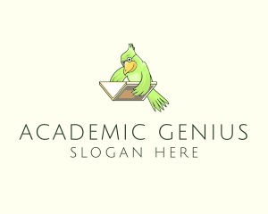 Bird Book Library Training logo design