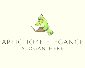 Bird Book Library Training logo design