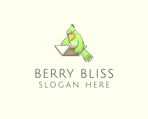 Bird Book Library Training logo design