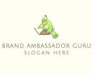 Bird Book Library Training logo design