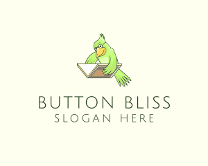 Bird Book Library Training logo design