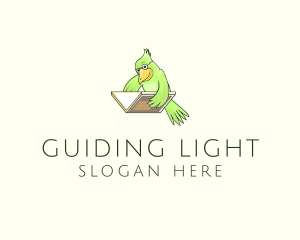 Bird Book Library Training logo design