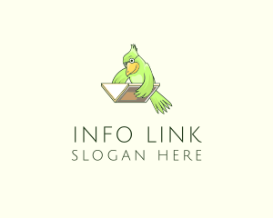 Bird Book Library Training logo design