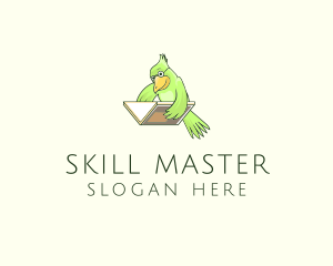 Bird Book Library Training logo design