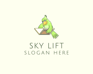 Bird Book Library Training logo design