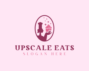 Cupcake Pastry Dessert logo design