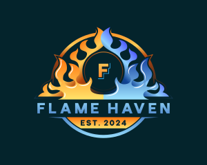 Flame Heating HVAC logo