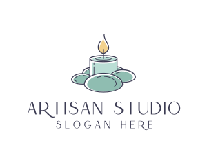 Aromatherapy Spa Candlelight logo design