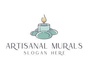 Aromatherapy Spa Candlelight logo design