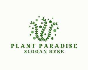 Seaweed Leaf Plant logo design