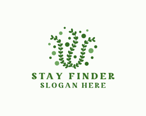 Seaweed Leaf Plant logo