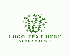 Leaf - Seaweed Leaf Plant logo design