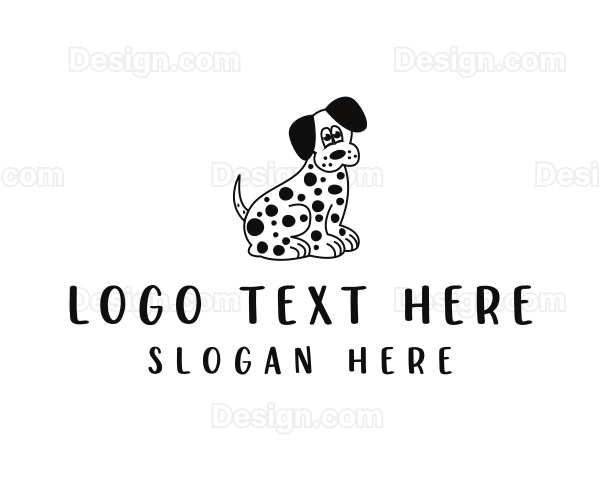 Dalmatian Dog Pet Logo