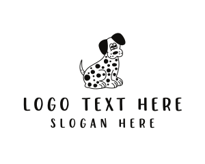 Dalmatian Dog Pet Logo