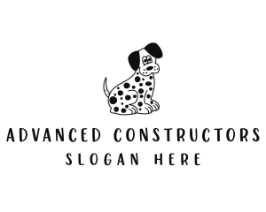 Dalmatian Dog Pet logo design