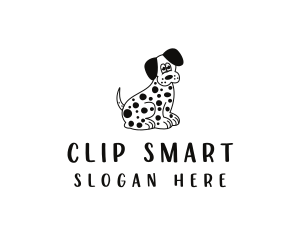 Dalmatian Dog Pet logo design