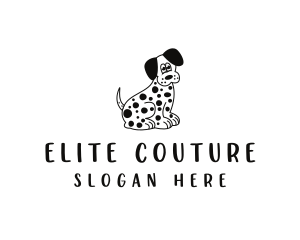 Dalmatian Dog Pet logo design