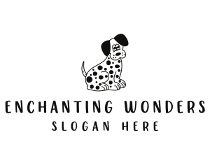 Dalmatian Dog Pet logo design