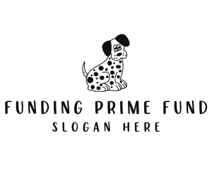 Dalmatian Dog Pet logo design