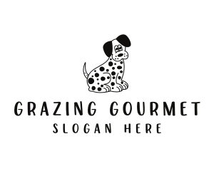 Dalmatian Dog Pet logo design