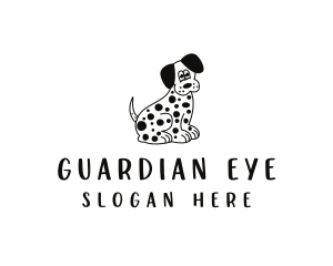 Dalmatian Dog Pet logo design