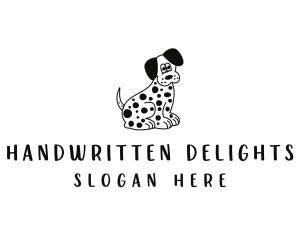 Dalmatian Dog Pet logo design