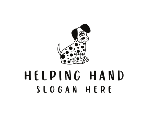 Dalmatian Dog Pet logo design